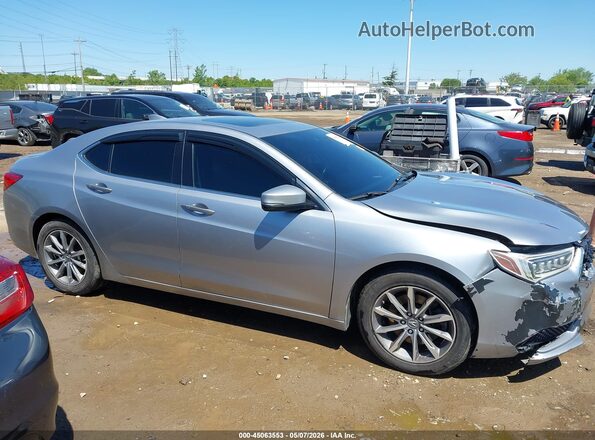 19UUB1F34JA006173 2018 ACURA TLX Серый Вид задней части салона