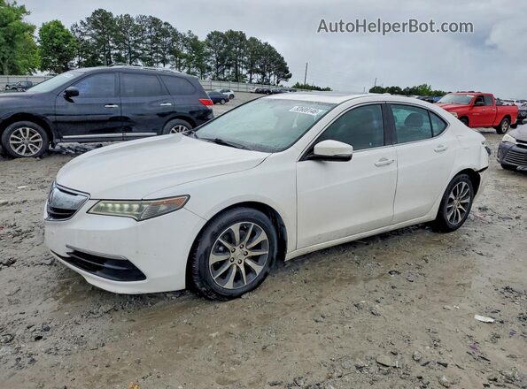 19UUB1F35GA008331 2016 ACURA TLX White წინა მარცხენა ხედი სამი მეოთხედიდან