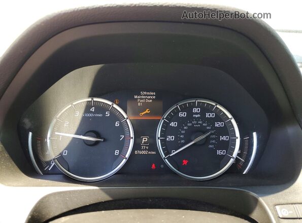 19UUB1F35LA008159 2020 ACURA TLX Silver Vista del cuadro de instrumentos