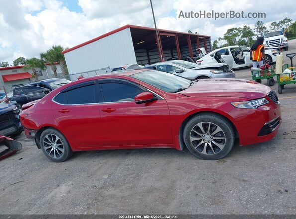 19UUB1F37HA005030 2017 ACURA TLX Красный Панорамный вид салона 360°