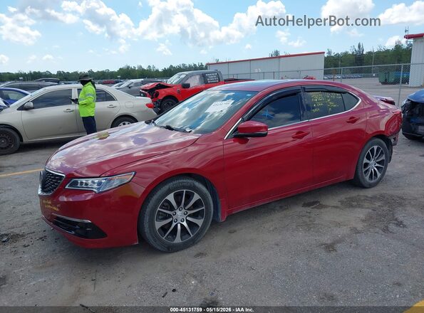 19UUB1F37HA005030 2017 ACURA TLX Красный Передняя левая четверть