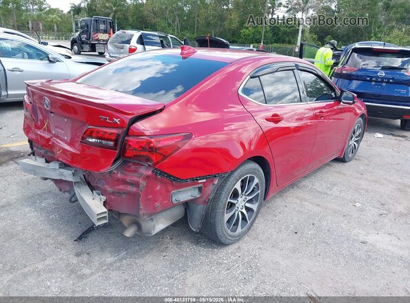19UUB1F37HA005030 2017 ACURA TLX Красный Задняя правая четверть