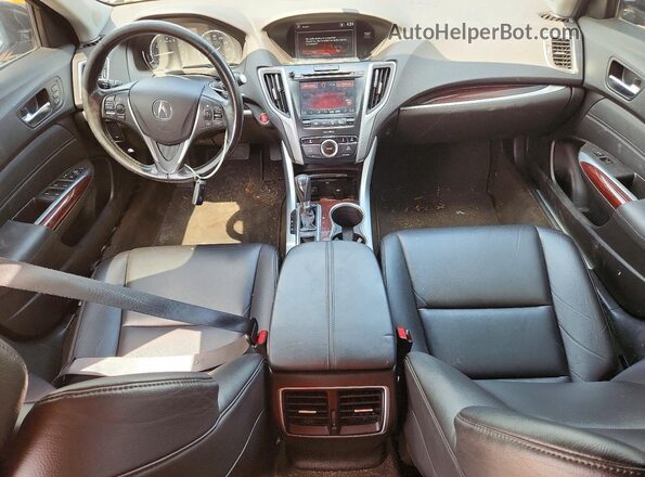 19UUB1F39HA010553 2017 ACURA TLX Черный Вид панели приборов