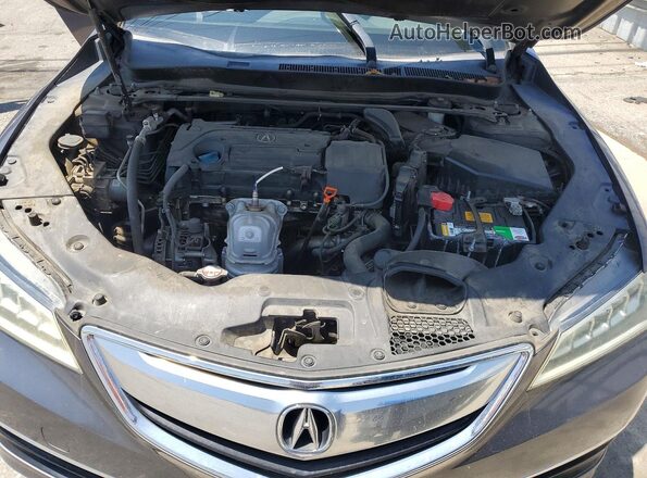19UUB1F54HA001051 2017 ACURA TLX Угольный Вид задней части салона