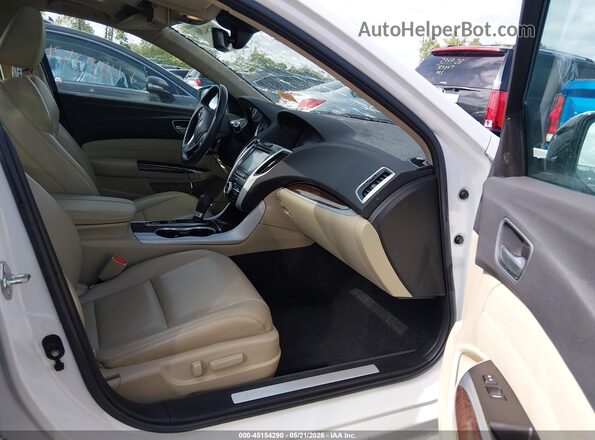 19UUB1F59KA003868 2019 ACURA TLX Белый Вид салона спереди