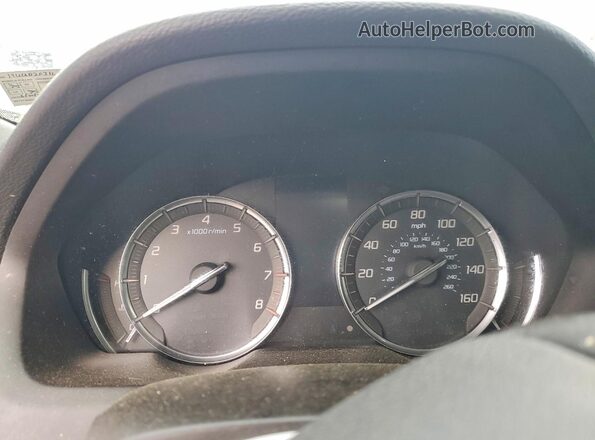 19UUB2F31LA002056 2020 ACURA TLX Черный Вид щитка приборов