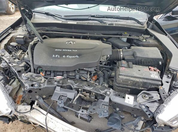 19UUB2F31LA002056 2020 ACURA TLX Черный Вид задней части салона