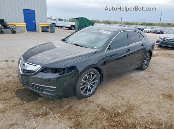 19UUB2F32GA010690 2016 ACURA TLX Black Передня ліва чверть