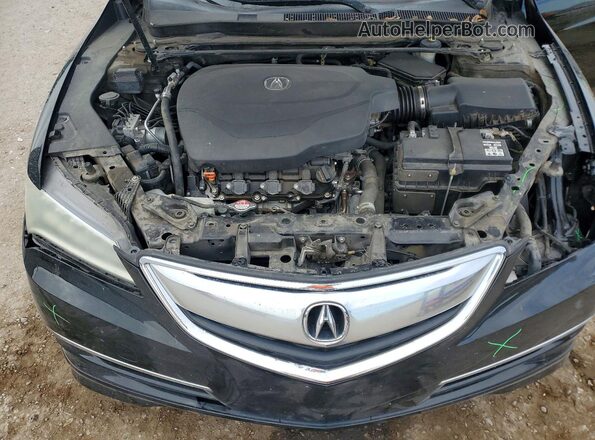 19UUB2F32GA010690 2016 ACURA TLX Black Вид задньої частини салону
