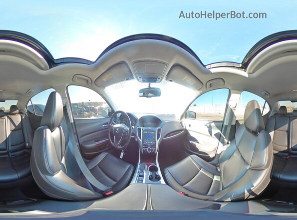19UUB2F34GA006415 2016 ACURA TLX Белый Панорамный вид салона 360°