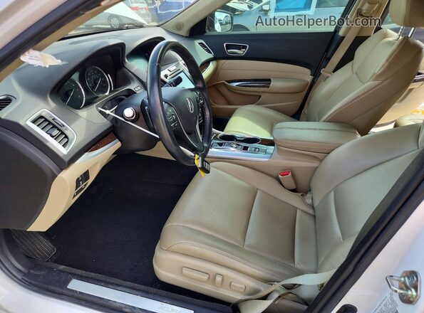 19UUB2F35LA001640 2020 ACURA TLX Белый Вид салона спереди