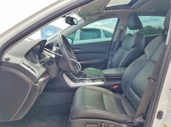19UUB2F38HA002921 2017 ACURA TLX Белый Вид салона спереди