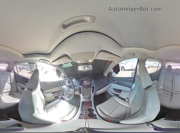 19UUB2F39HA001213 2017 ACURA TLX Белый Панорамный вид салона 360°