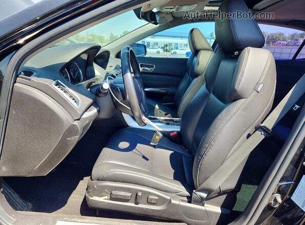 19UUB2F39KA008802 2019 ACURA TLX Black Widok wnętrza z przodu