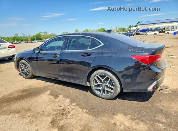 19UUB2F39KA008802 2019 ACURA TLX Black Tył lewy