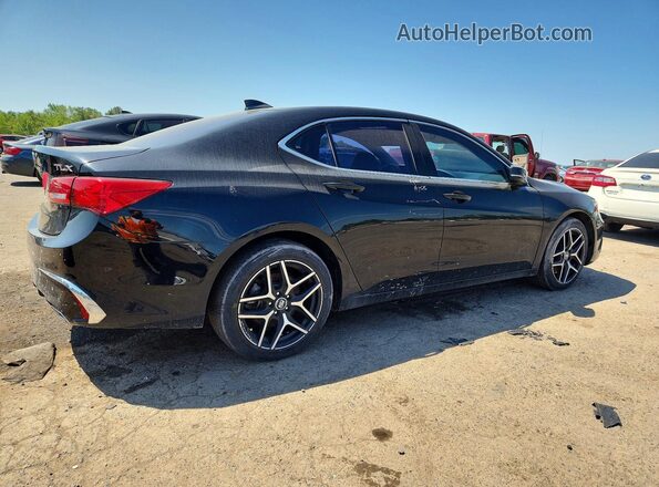 19UUB2F39KA008802 2019 ACURA TLX Black Tył prawy