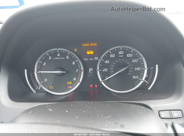19UUB2F3XGA005799 2016 ACURA TLX Черный Вид задних сидений