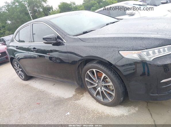 19UUB2F3XGA005799 2016 ACURA TLX Черный Вид задней части салона