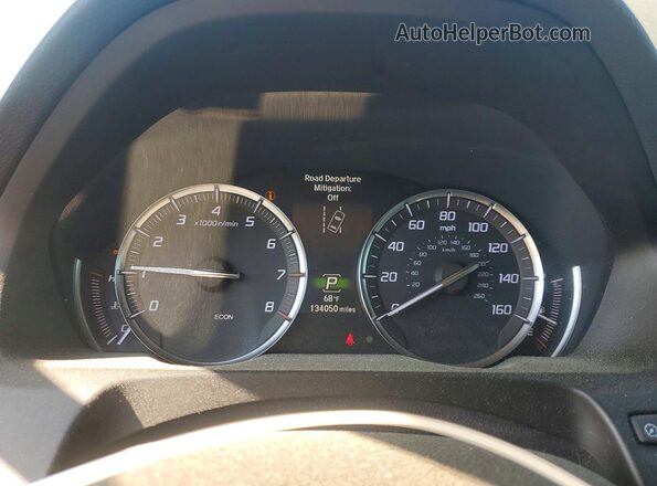 19UUB2F44LA005123 2020 ACURA TLX Черный Вид щитка приборов