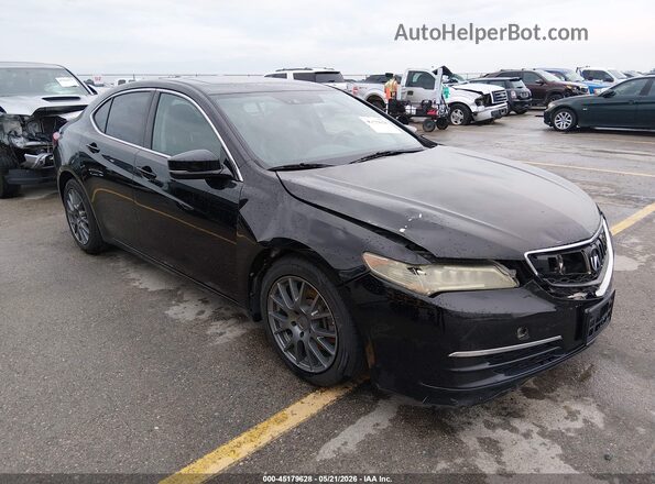 19UUB2F50GA000421 2016 ACURA TLX Черный Передняя правая четверть