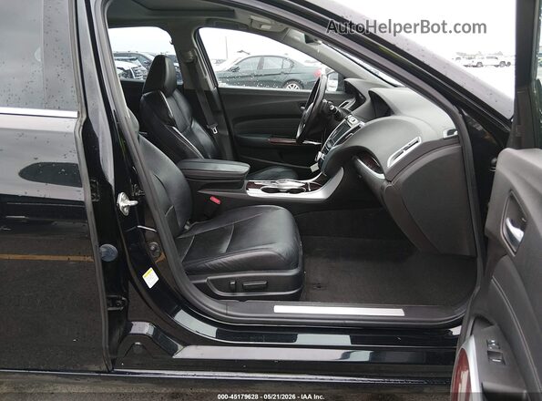 19UUB2F50GA000421 2016 ACURA TLX Черный Вид салона спереди