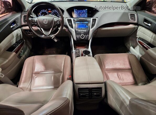 19UUB2F51HA005032 2017 ACURA TLX Серый Вид панели приборов