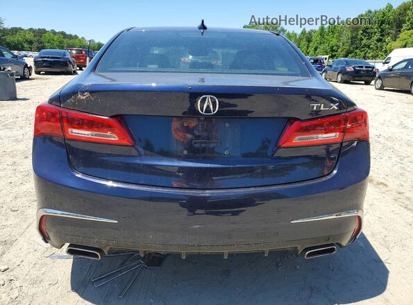 19UUB2F55JA007193 2018 ACURA TLX Синий Вид сзади