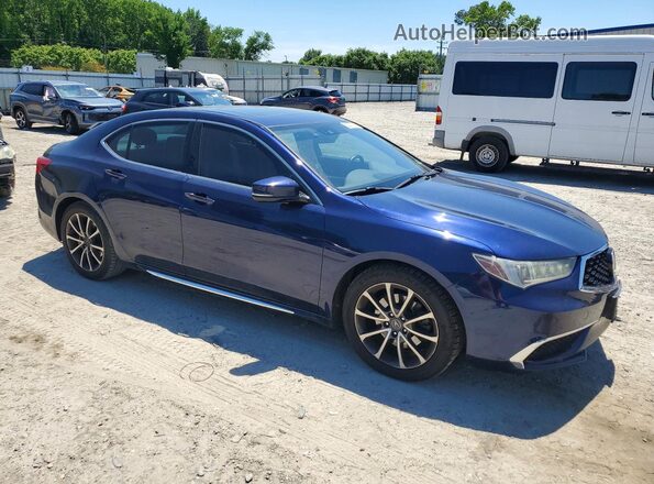 19UUB2F55JA007193 2018 ACURA TLX Синий Передняя правая четверть