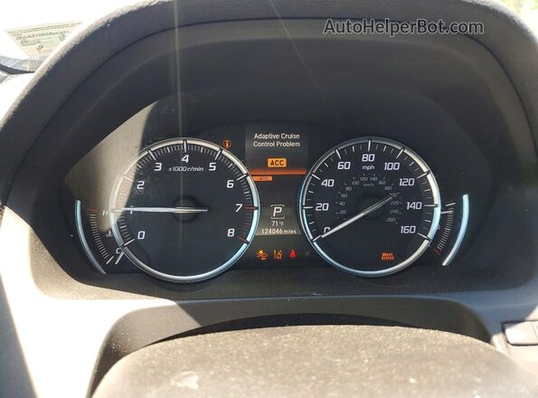 19UUB2F55JA007193 2018 ACURA TLX Синий Вид щитка приборов