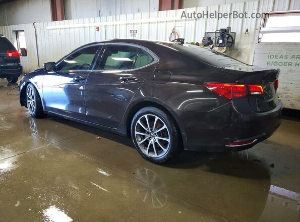 19UUB2F57HA004547 2017 ACURA TLX Black Tył lewy