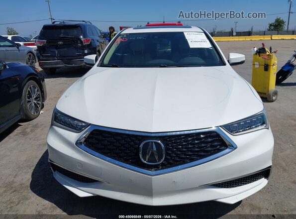 19UUB2F58JA010086 2018 ACURA TLX Белый Вид щитка приборов