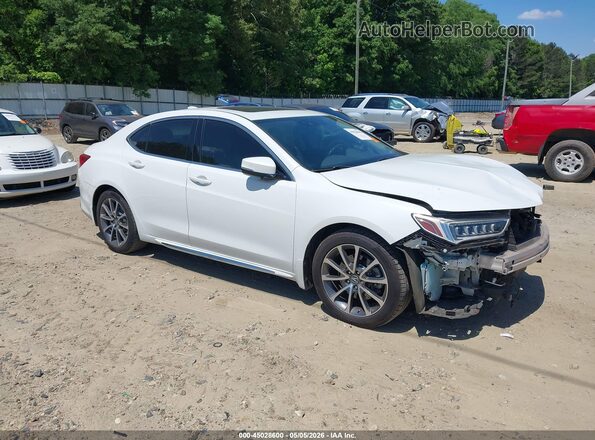19UUB2F58JA012646 2018 ACURA TLX Белый Передняя правая четверть