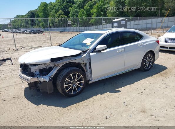 19UUB2F58JA012646 2018 ACURA TLX Белый Передняя левая четверть