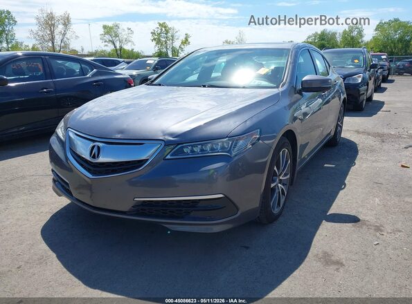 19UUB2F59HA004663 2017 ACURA TLX Gray Przód lewy