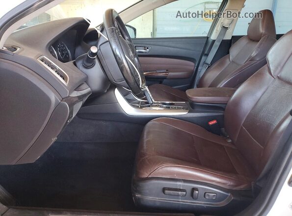 19UUB3F54HA002096 2017 ACURA TLX Белый Вид салона спереди