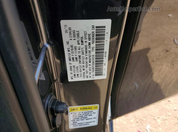 19UUB3F5XGA004238 2016 ACURA TLX Серый Вид подкапотного пространства