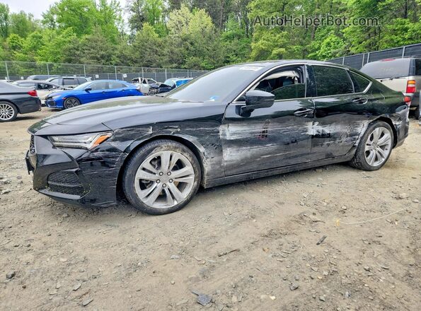 19UUB5F48MA007329 2021 ACURA TLX Black Vista tres cuartos delantera izquierda