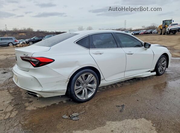 19UUB5F48MA010635 2021 ACURA TLX Белый Задняя правая четверть
