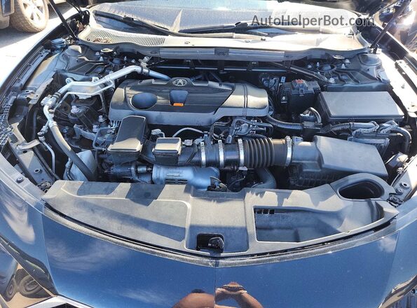 19UUB5F49MA003502 2021 ACURA TLX Черный Вид задней части салона