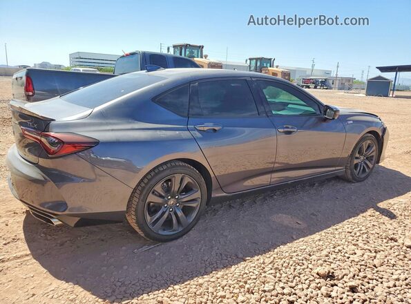 19UUB5F52MA014785 2021 ACURA TLX Серый Задняя правая четверть