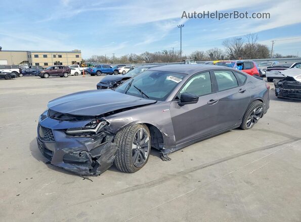 19UUB5F54MA001214 2021 ACURA TLX Серебряный Передняя левая четверть