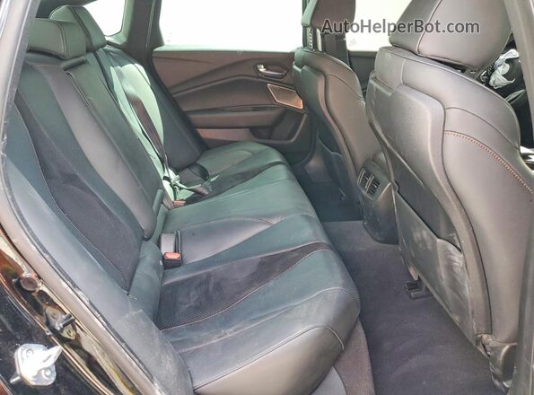 19UUB5F59PA004422 2023 ACURA TLX Black Widok tylnych siedzeń