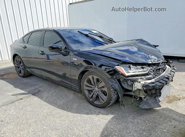 19UUB5F59PA004422 2023 ACURA TLX Black Przód prawy
