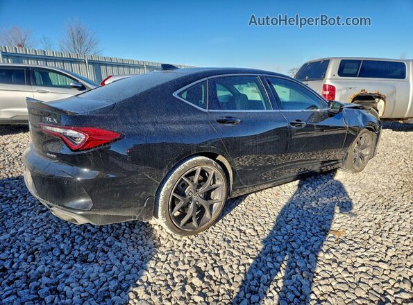 19UUB6F43MA006949 2021 ACURA TLX Черный Задняя правая четверть