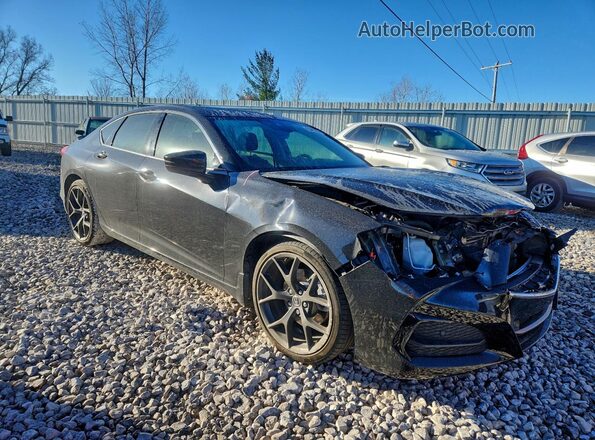 19UUB6F43MA006949 2021 ACURA TLX Черный Передняя правая четверть