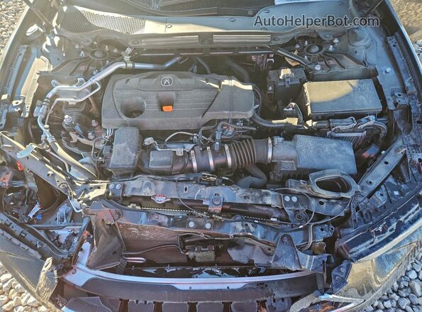 19UUB6F43MA006949 2021 ACURA TLX Черный Вид задней части салона
