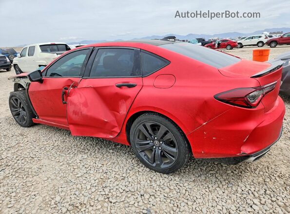 19UUB6F55MA008047 2021 ACURA TLX Red Tył lewy