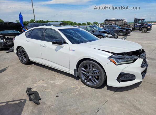19UUB6F56RA000403 2024 ACURA TLX White Передня права чверть