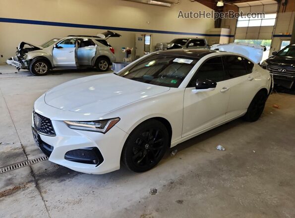 19UUB6F57MA010852 2021 ACURA TLX Белый Передняя левая четверть