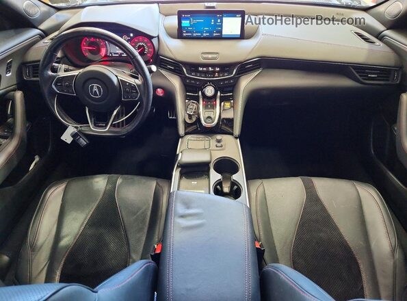 19UUB6F57MA010852 2021 ACURA TLX Белый Вид панели приборов